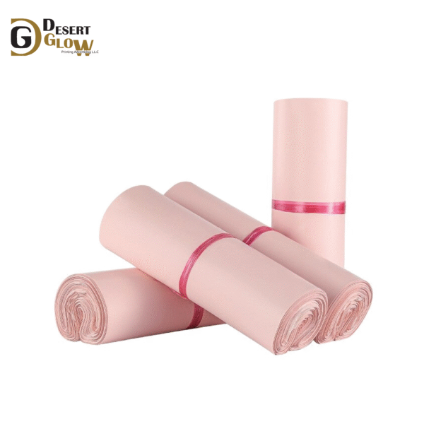 Baby Pink Plastic Envelope Bag