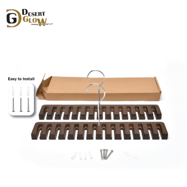 Belt Hanger Wooden BROWN