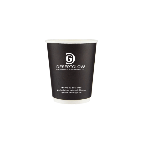 Black Double Wall Paper Cups