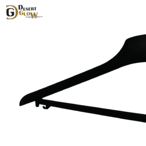 Black Jumbo Coat Hanger Non-slip Velvet Flocked-03