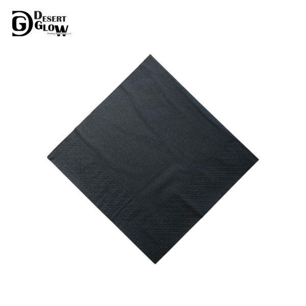 Black Napkin 40 X 40 cm