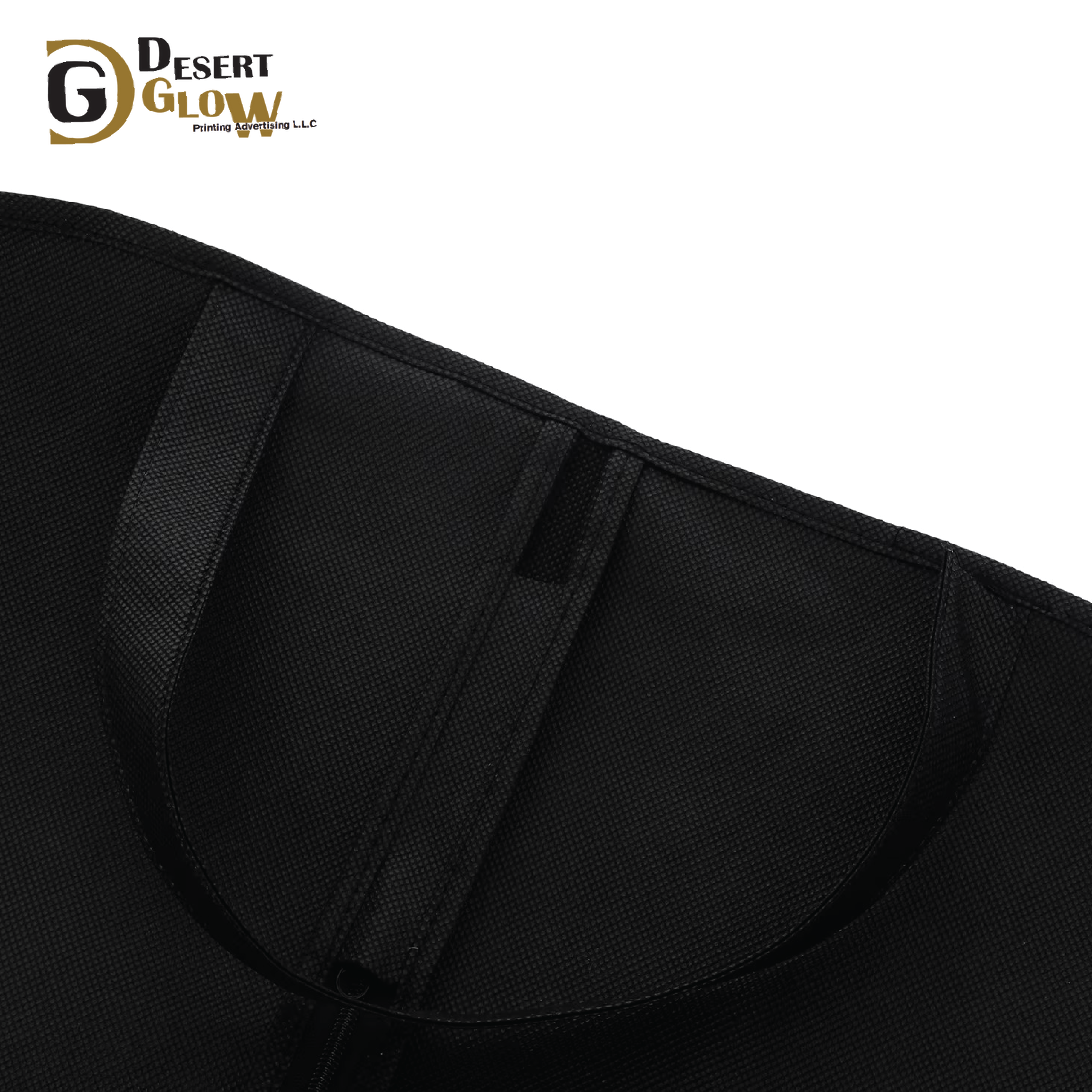 Black Non-Woven Garments Cover