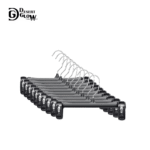 Black Pants Skirt Hangers with Non-Slip