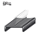 Black Pants Skirt Hangers with Non-Slip