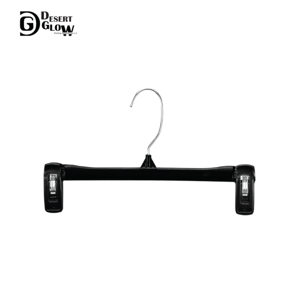 Black Pants Skirt Hangers with Non-Slip