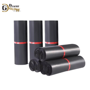 Black Plastic Envelope Bag