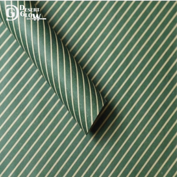 Christmas Strip Design Wrapping Paper