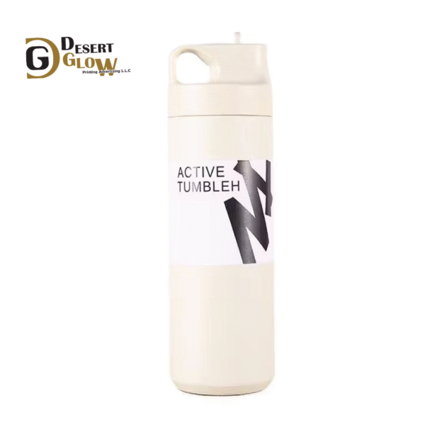 Double Wall Bottle With Sipper & Straw