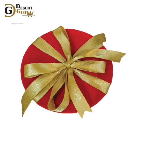 Eid Mubarak Metallic Golden Foil Ribbon – Festive Shine, Elegant Finish & Premium Appeal