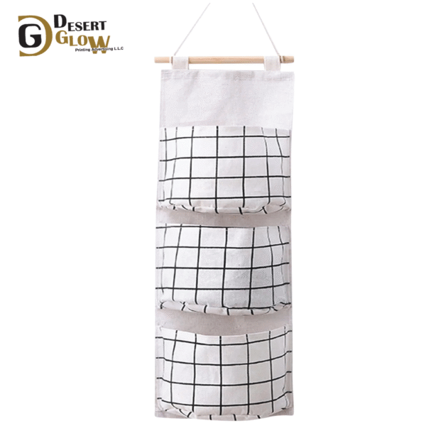 Fabric with 3 Pockets for Kids Room