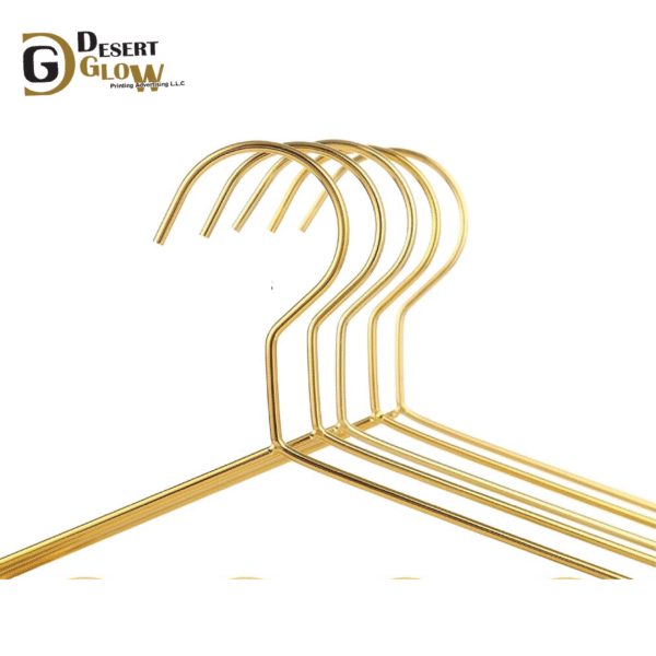 Golden Color Metal Hangers & Clips 16.8 Inch