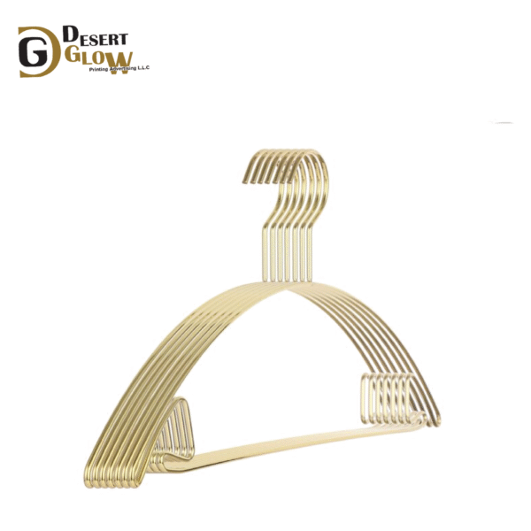 Golden Color Semi-Circle Metal Clothes Hanger