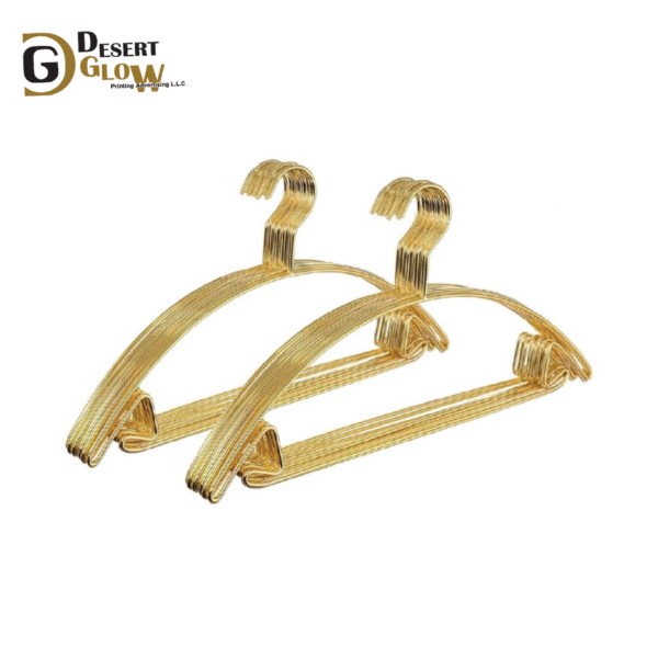 Golden Color Semi-Circle Metal Clothes Hanger