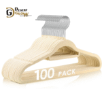 HOUSE DAY Ivory Velvet Hangers