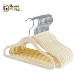 HOUSE DAY Ivory Velvet Hangers