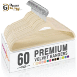 HOUSE DAY Ivory Velvet Hangers