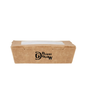 Kraft Brown Top Lunch Box with Window-01