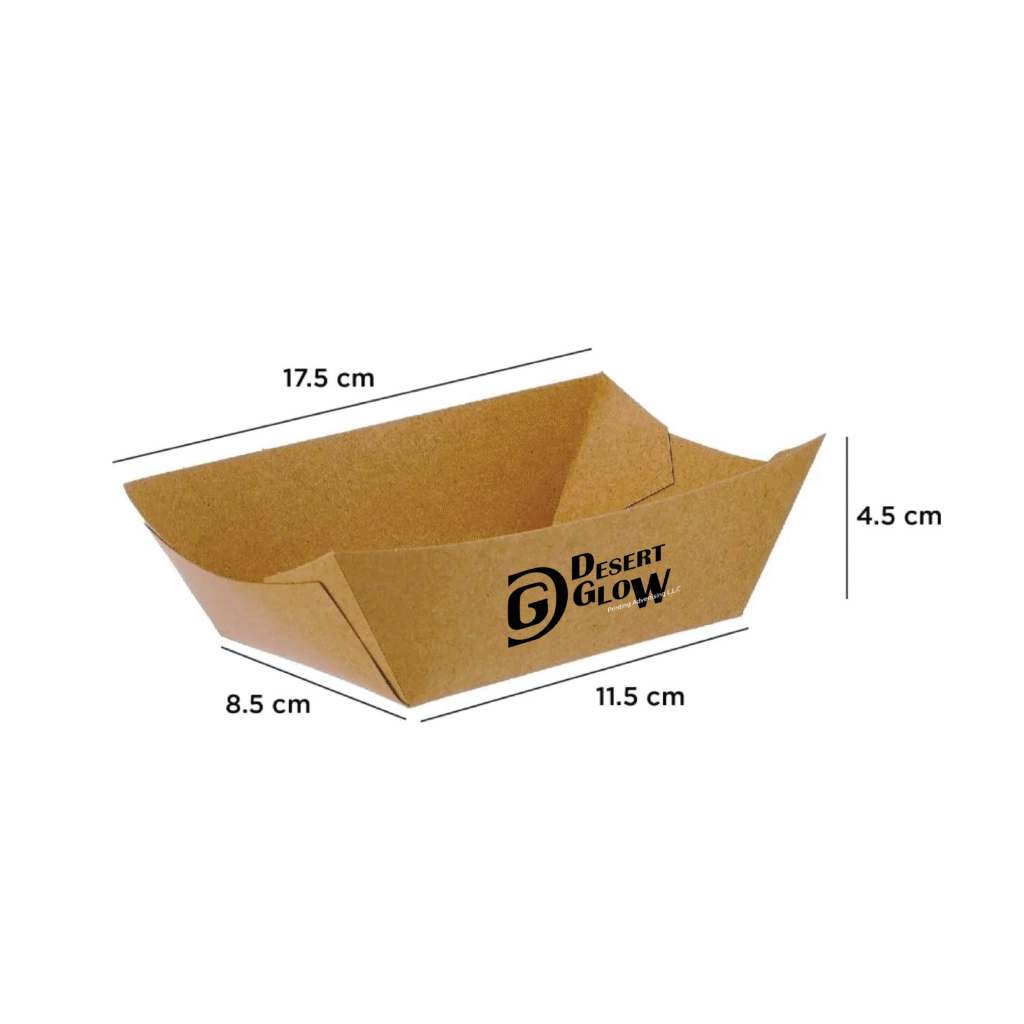 Kraft Paper Boat Tray