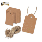 Kraft Paper Tags with 10m