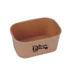 Kraft Rectangular Container 300 Pieces