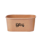 Kraft Rectangular Container 300 Pieces