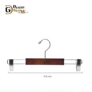 Nature Smile Solid Wooden Skirt Pants Hangers 20 Pack