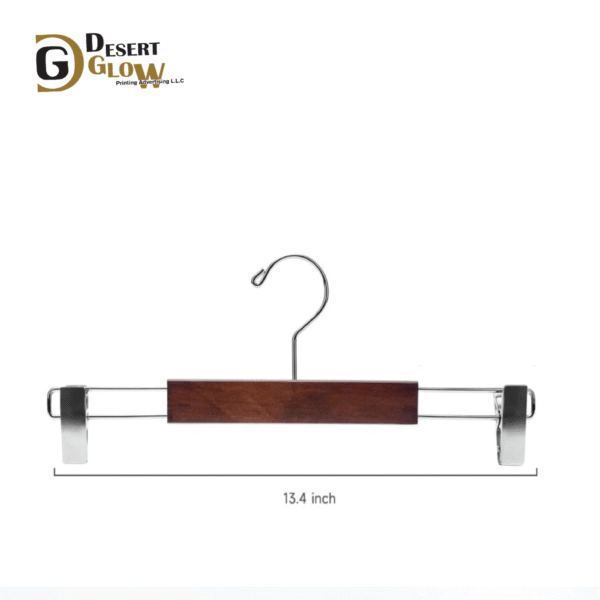 Nature Smile Solid Wooden Skirt Pants Hangers 20 Pack