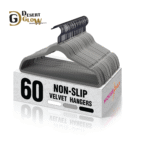 Pack Grey Velvet Hangers