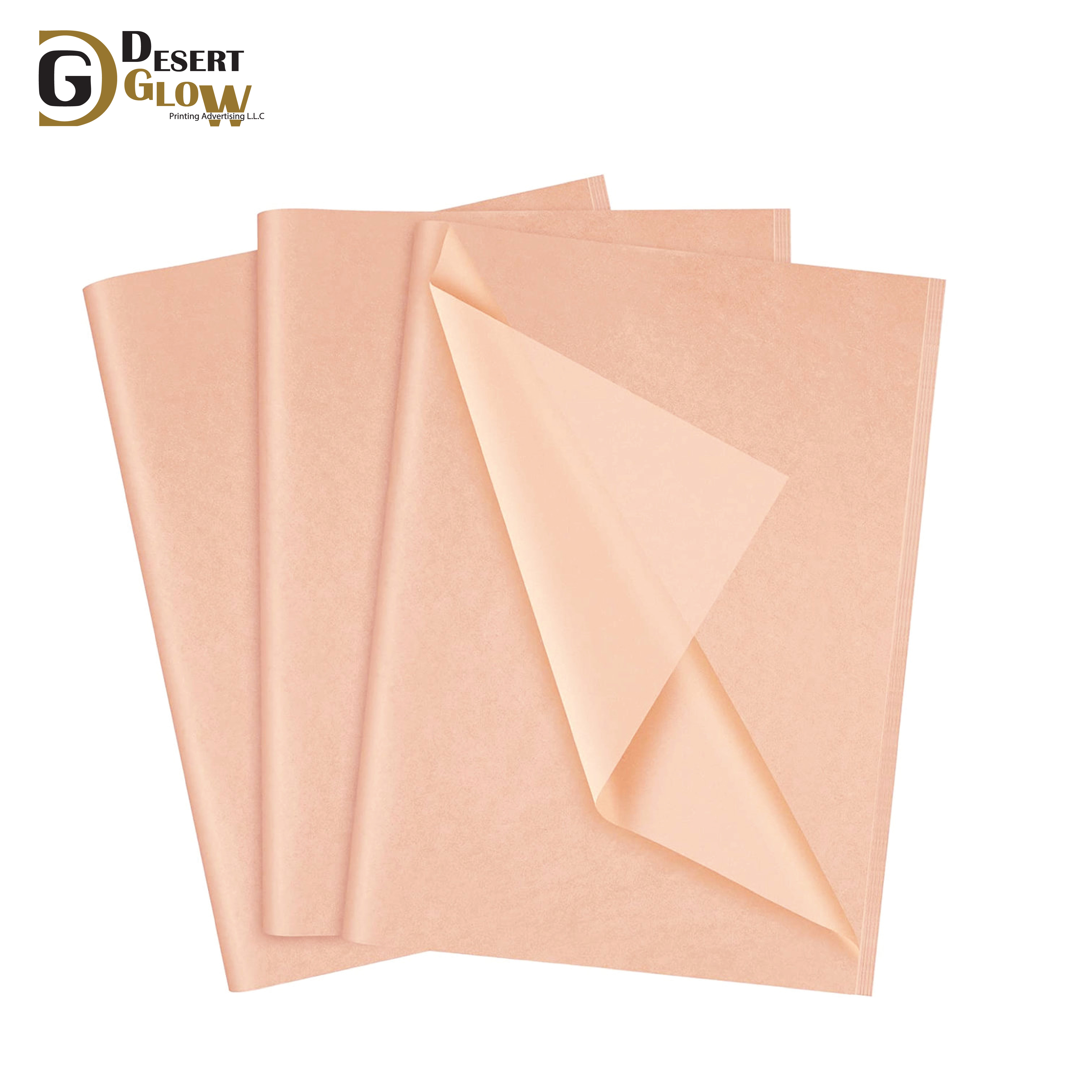 Peach Tissue Paper for Gift Wrapping