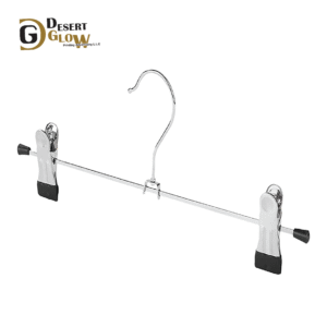 Pant Hangers Skirt Hangers with Clips 12 Inch-01