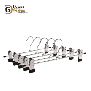 Pant Hangers Skirt Hangers with Clips 12 Inch