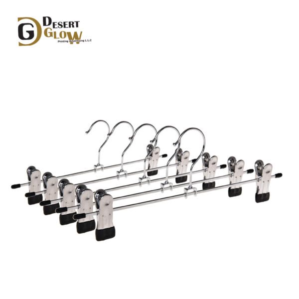 Pant Hangers Skirt Hangers with Clips 12 Inch