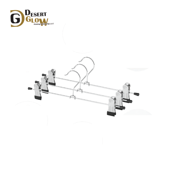 Pant Hangers Skirt Hangers with Clips 12 Inch