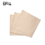 Paper Folded Brown Napkin 23 X 23 cm