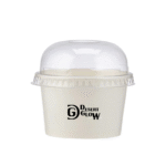 Paper Ice Cream Cup White