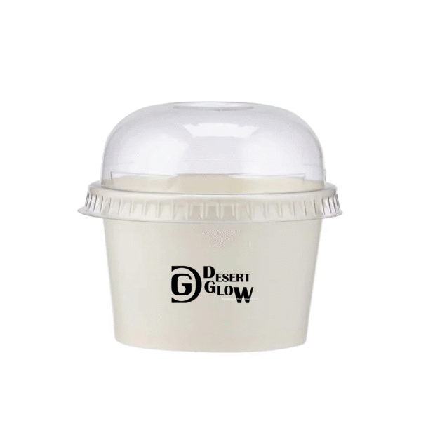 Paper Ice Cream Cup White