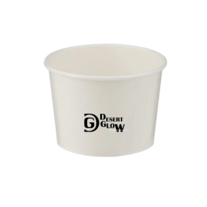 Paper Ice Cream Cup White