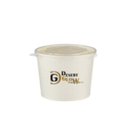 Paper Soup Bowl White