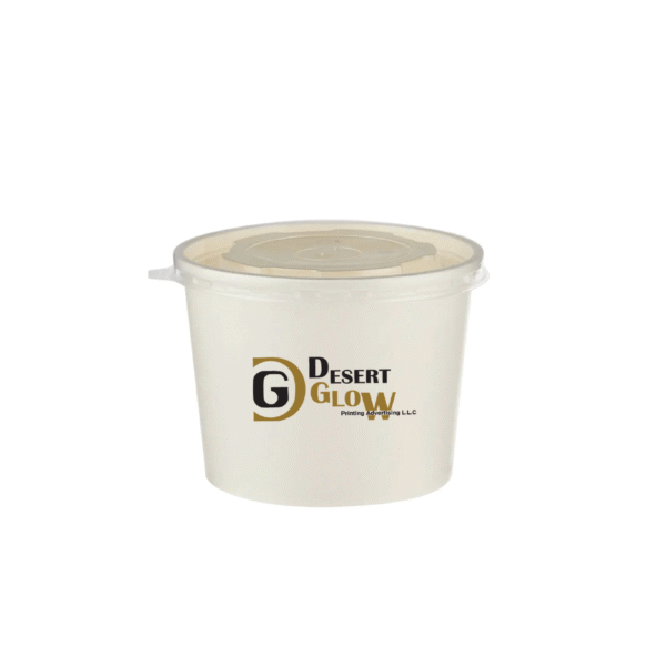 Paper Soup Bowl White