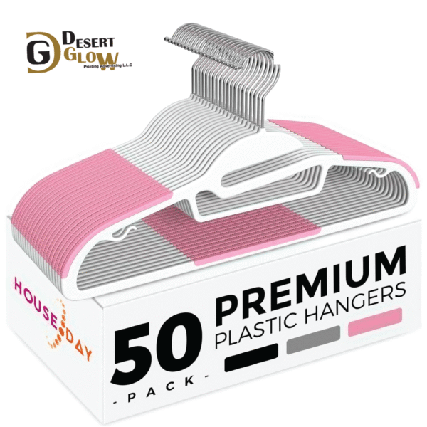 Pink Color Heavy Duty Plastic Hanger