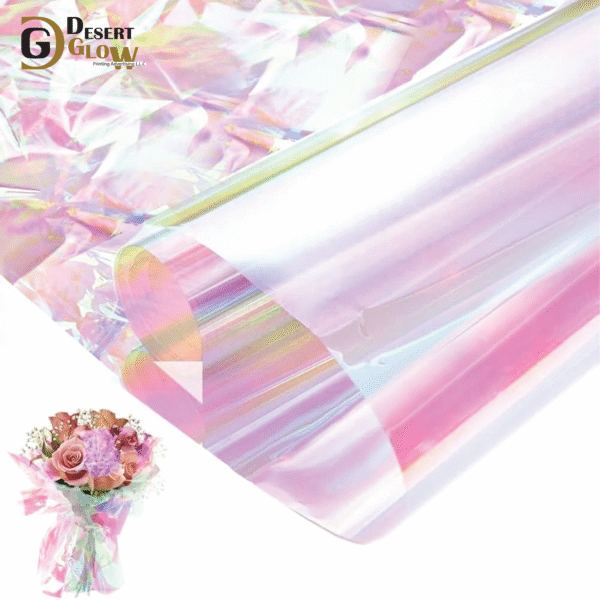 Rainbow Cellophane Wrapping Roll