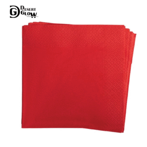 Red Napkin 25 X 25 cm-04