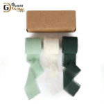 3 Rolls Chiffon Ribbon – Soft Texture, Elegant Flow & Decorative Versatility