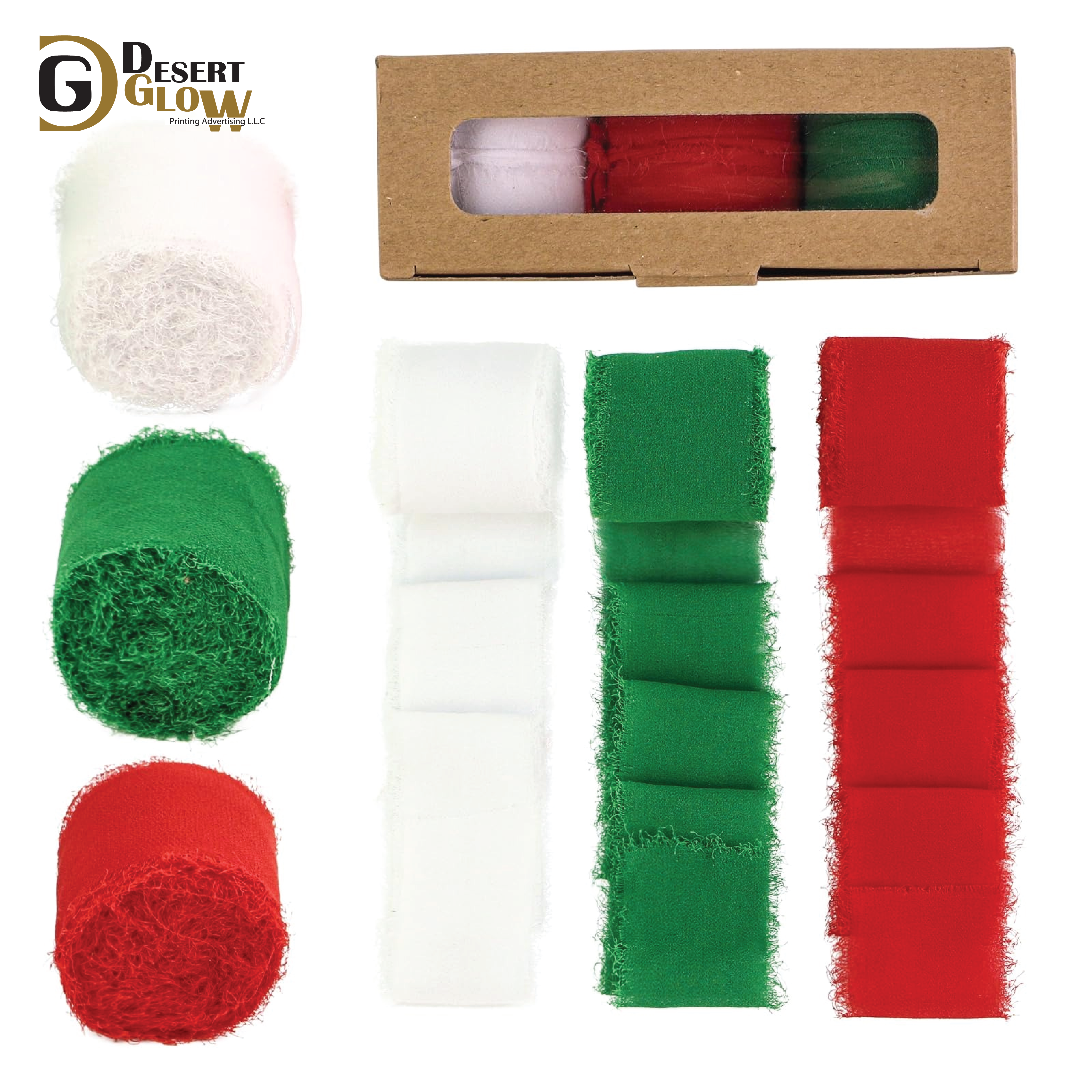 3 Rolls Chiffon Ribbon – Soft Texture, Elegant Flow & Decorative Versatility