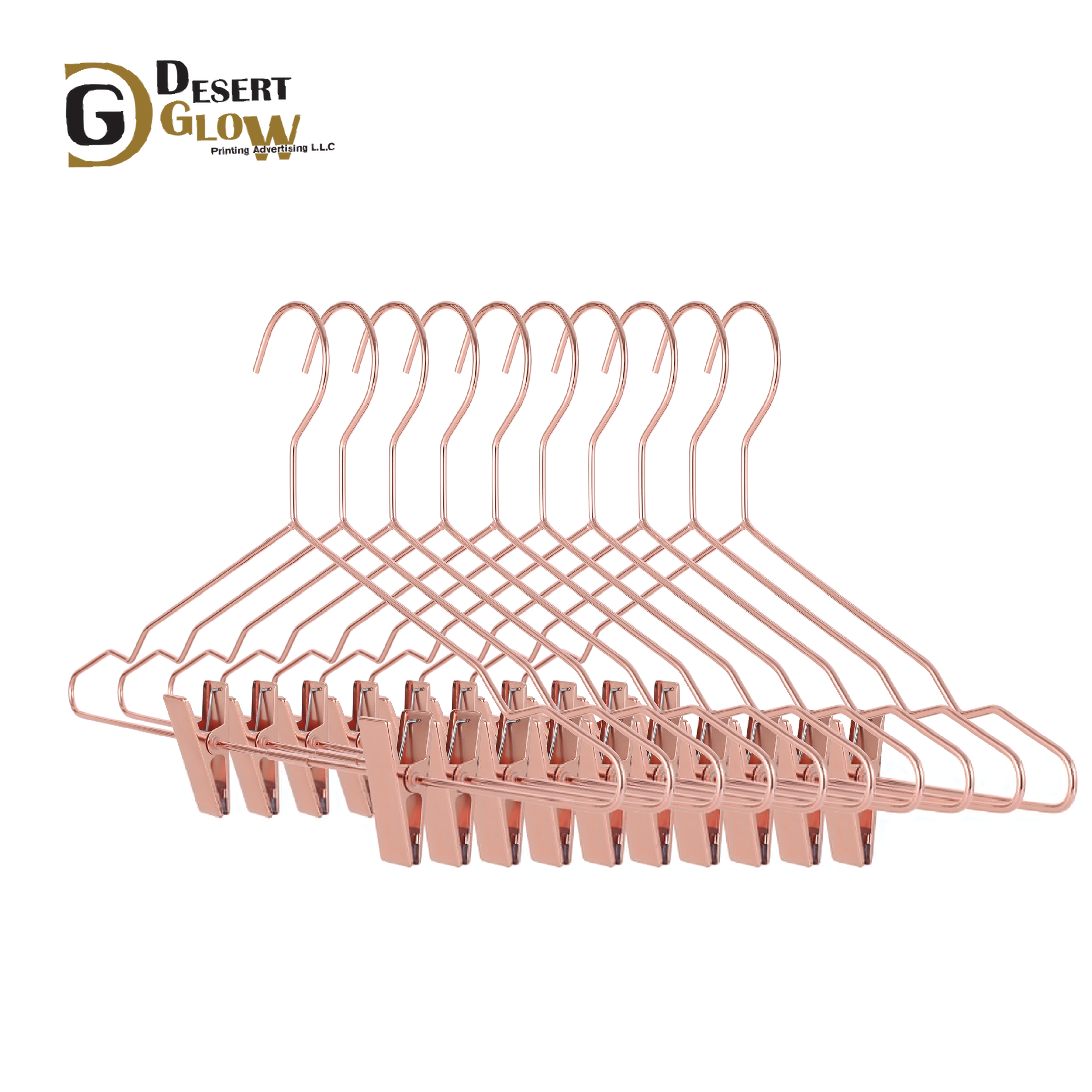 Rose Golden Color Metal Hangers
