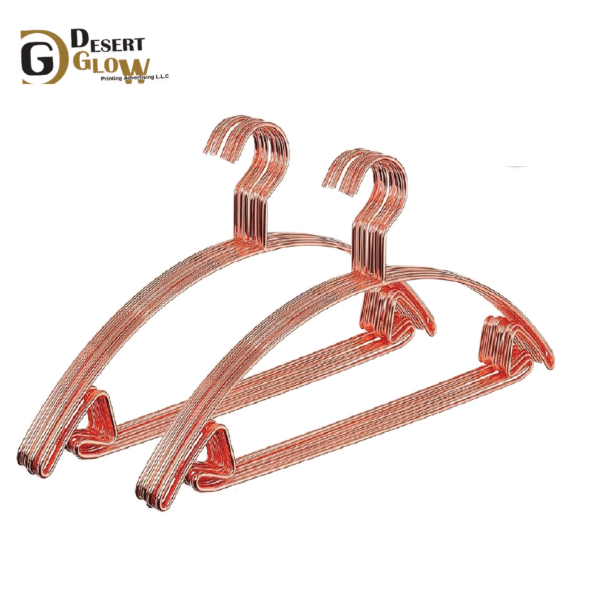 Rose Golden Color Semi-Circle Metal Clothes Hanger