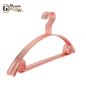 Rose Golden Color Semi-Circle Metal Clothes Hanger-03