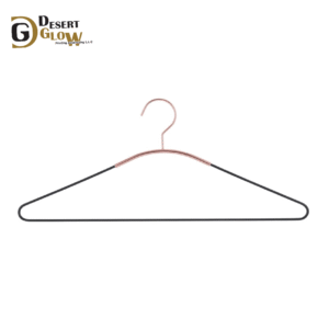 Rose Golden Color Strong Metal Hanger 16.8 Inch Golden & Black Color-04