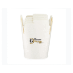 Round Paper Pail Box 500 Pieces