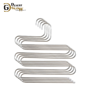S-Shape Pants Hangers Space Save Non-Slip